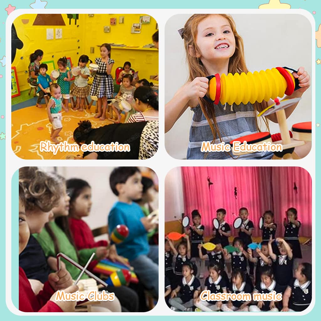 PATPAT Triangle Instrument for Kids and Music Therapy with Hanging Loop | 3 Sizes 4 5 6 in
