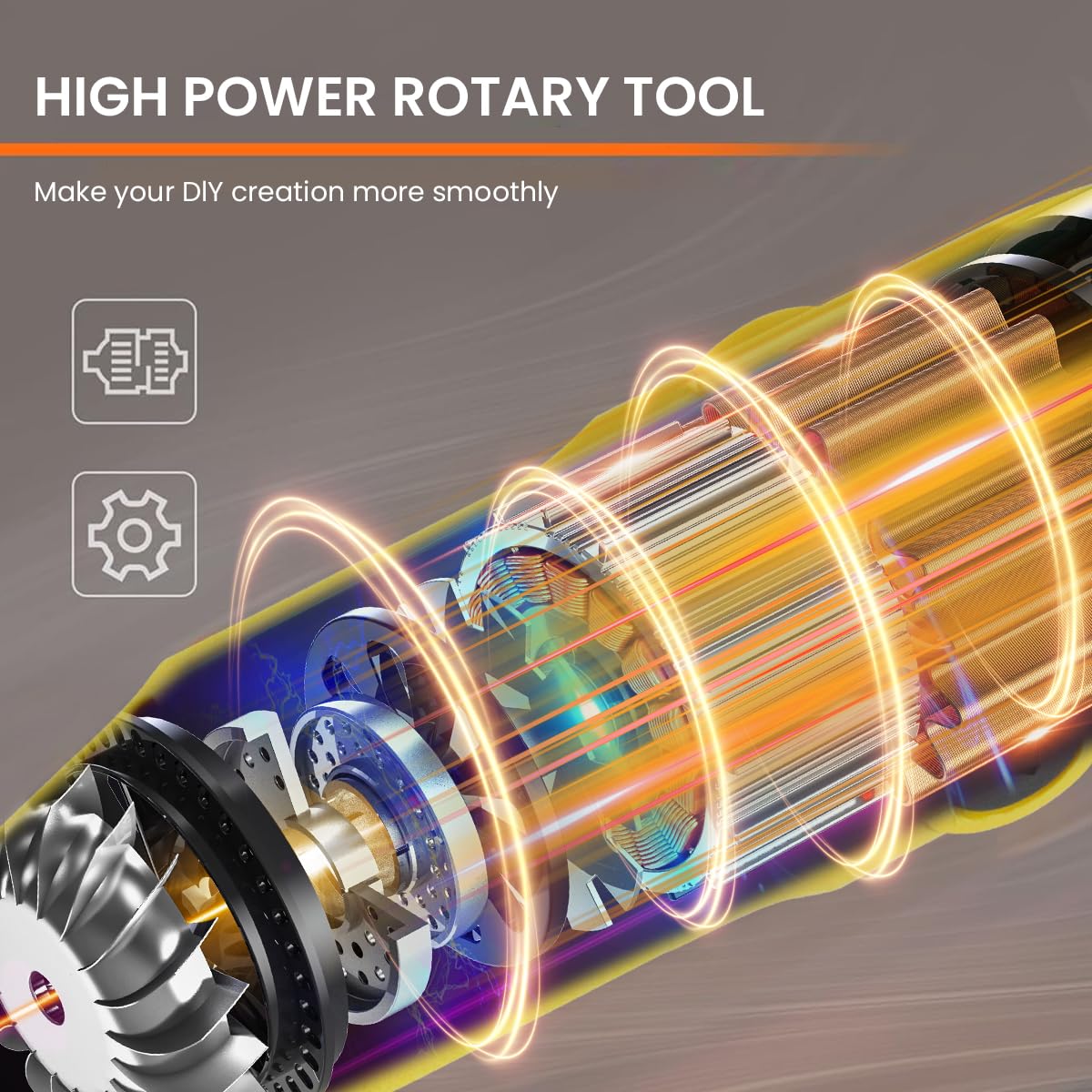 Serplex Rotary Tool Kit for DIY Crafting with 460W Motor and 211 Accessories | 6 Speed