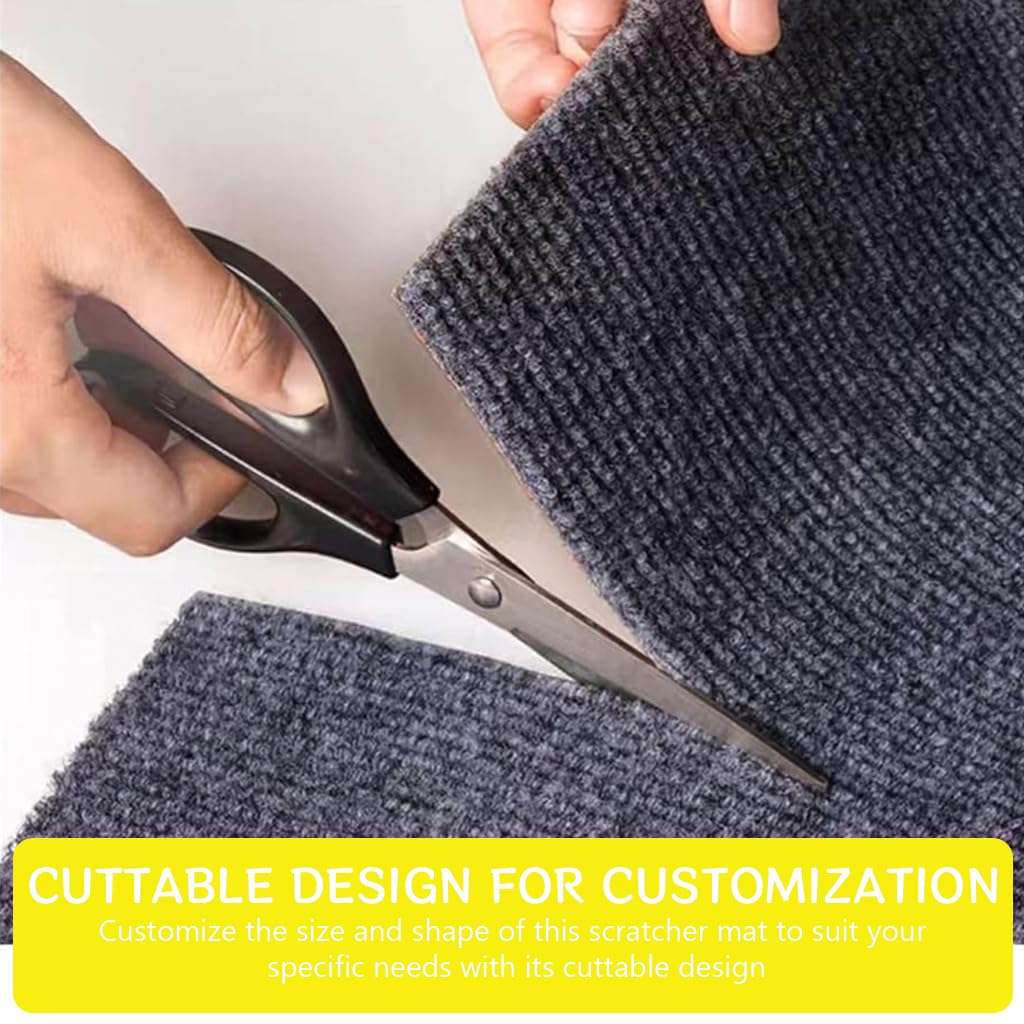 Qpets Cat Scratch Pad for Wall and Furniture Protection 30x100cm 3 Pcs | Polyester Fiber