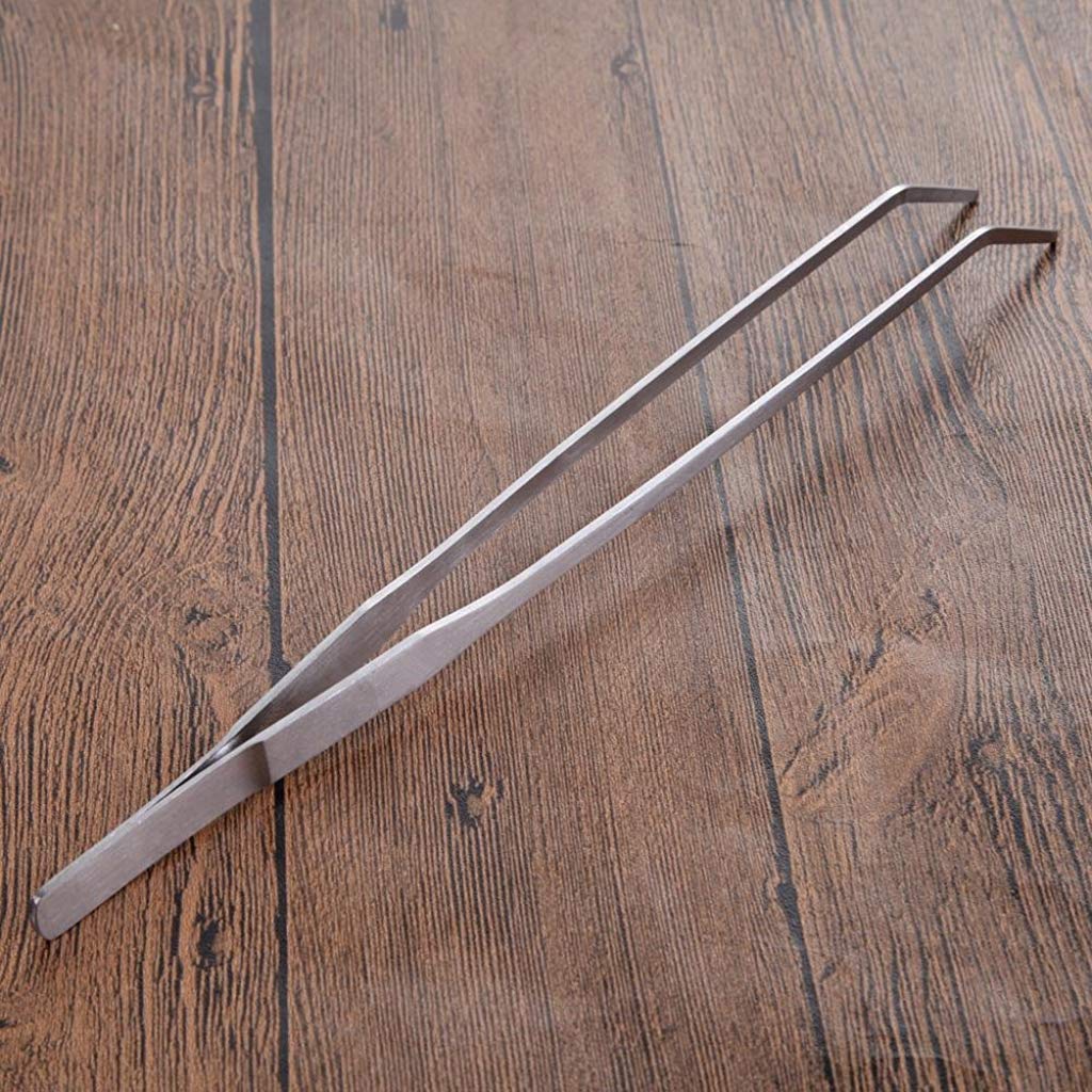 HASTHIP® Tweezers for Aquarium, Universal Plant Shrimp Reef Tank Straight Aquarium Tools Tweezer, 27cm 3 PCS