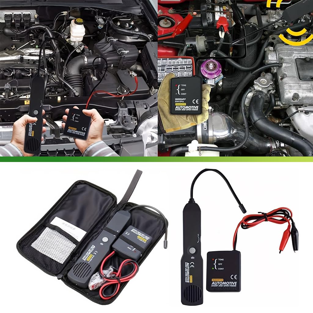 STHIRA Circuit Tracer for Automotive Short and Open Circuits with 7 in Flexible Probe | 6–42V DC Wire Tracker and Tester