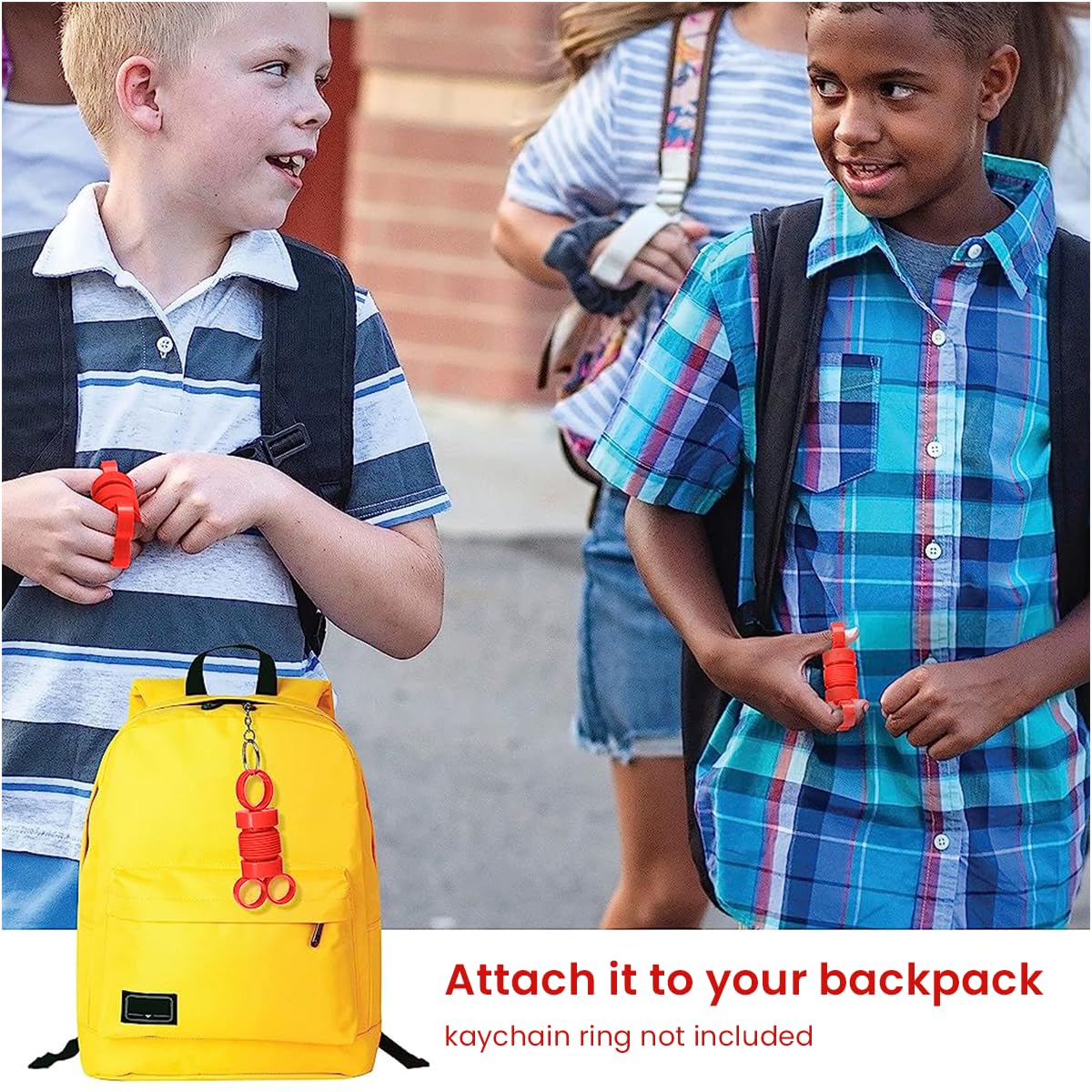 PATPAT Pop it Toys for Stress Relief and Finger Dexterity 2 Pcs with Spring Pop Tubes | Sensory Toy for Kids and Adults