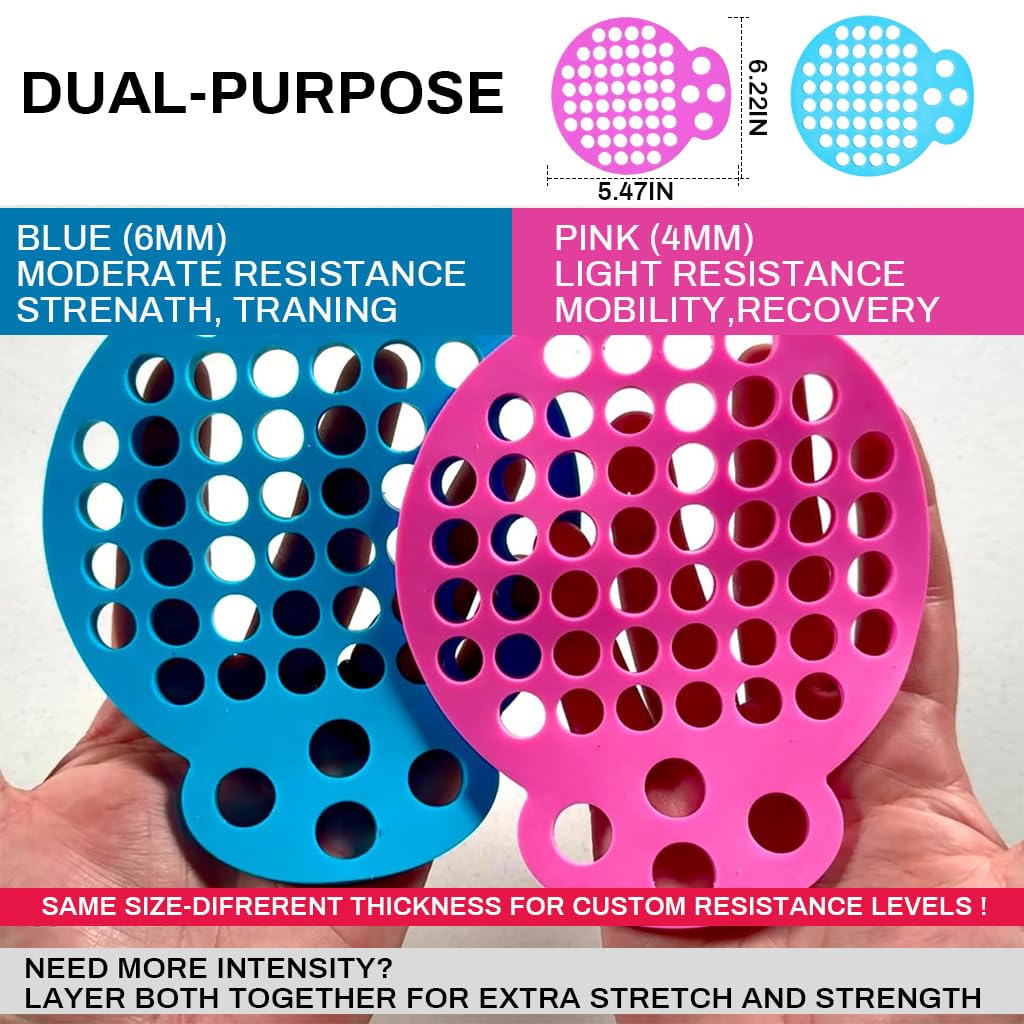 Proberos Finger Stretcher for Hand Therapy and Grip Exercise 2 Pack Silicone Equipment