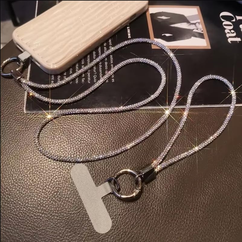 PATPAT Phone Lanyard for Mobile with 2 Tether Tabs and Metal Snap Rings | Chic Rope Strap