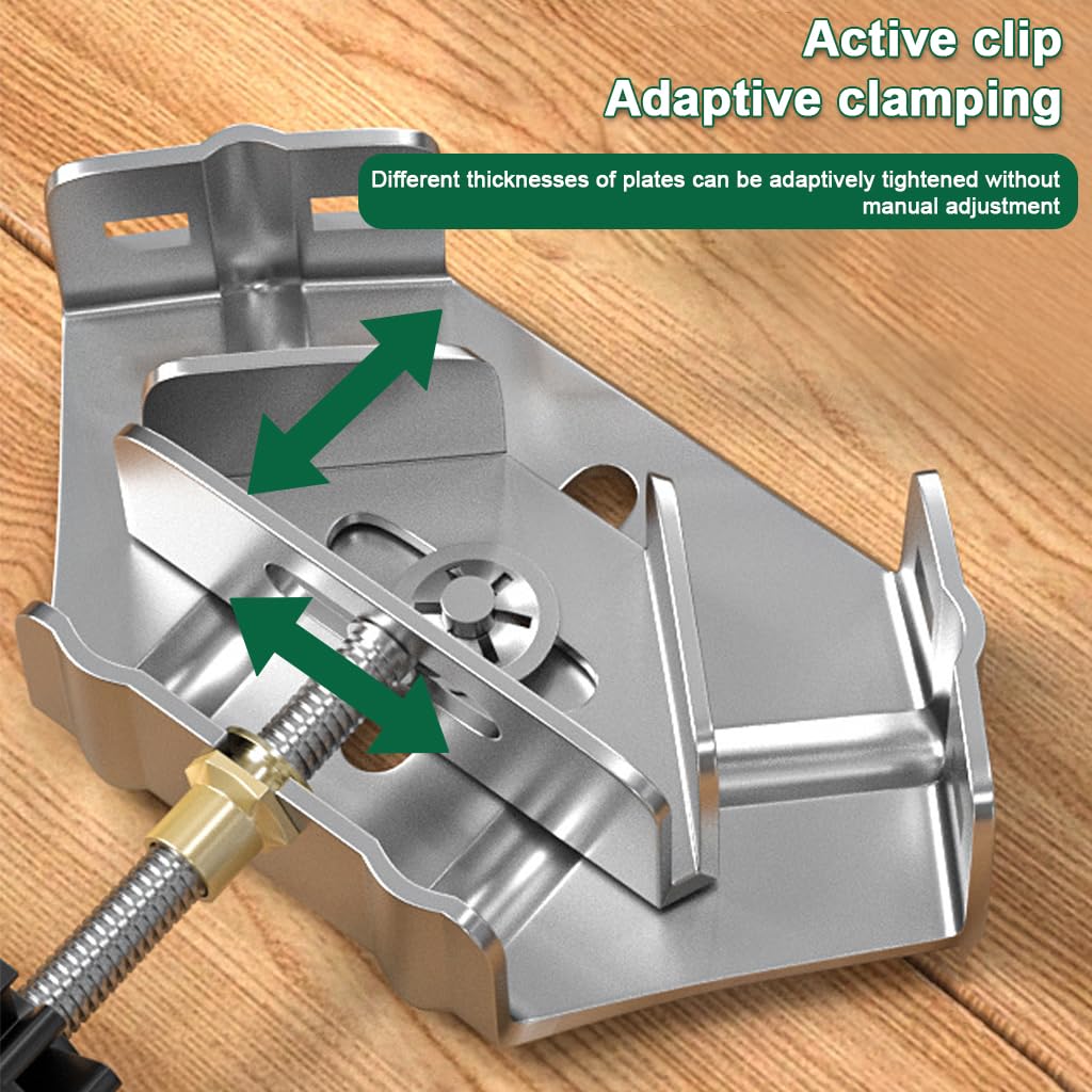 Serplex Woodworking Jig for 90° Corner Assembly with Adjustable Clamp | Alloy Steel Pack of 2