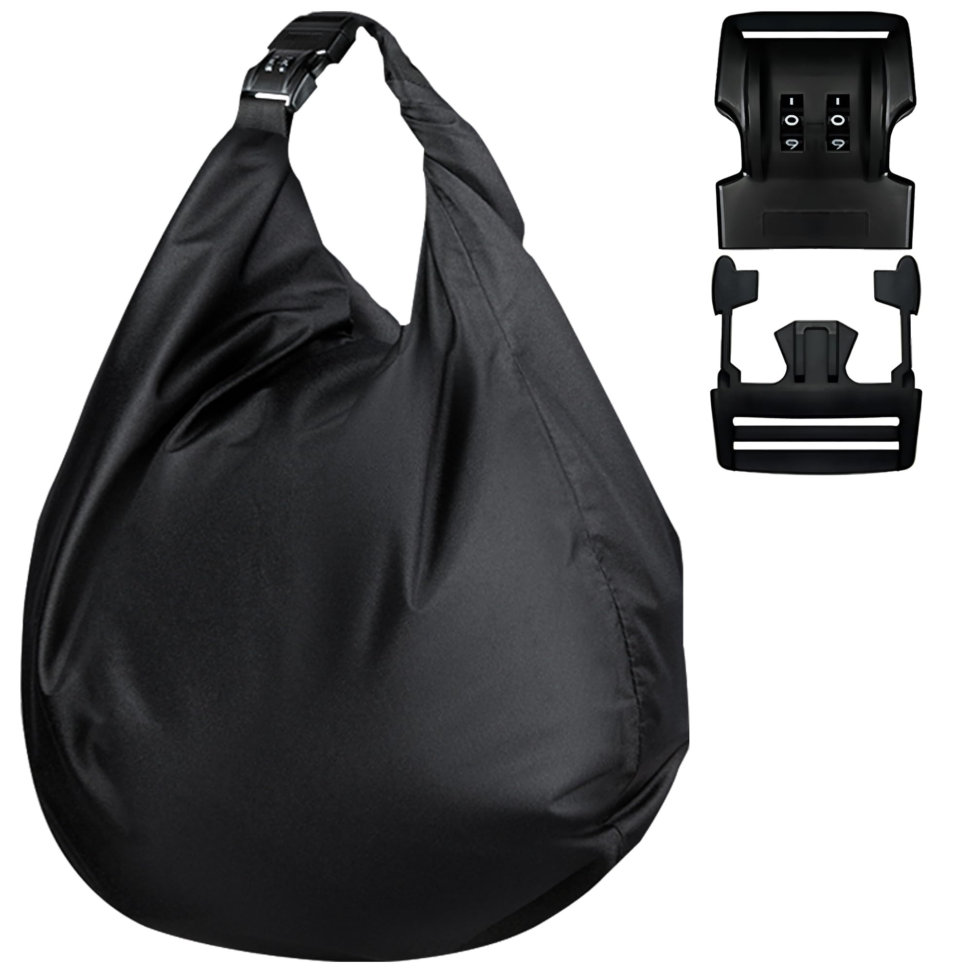 STHIRA® Motorcycle Helmet Bag Helmet Storage Bag with Combination Lock Waterproof Lightweight Durable Oxford Cloth