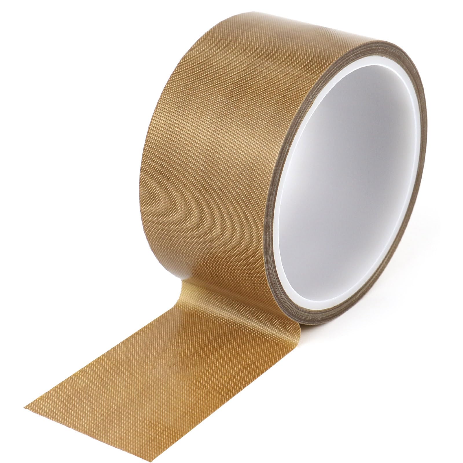 Serplex® PACK Teflone PTFE Glass Cloth Tape,(2-inch x 33 Feet x 0.18mm) High Temperature PTFE Tape for Vacuum Sealer Machine,Hand Impulse Sealers Insulation Coated Fiberglass Adhesive