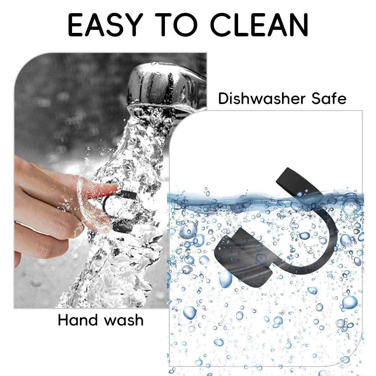 ZIBUYU Universal Straw Lid for Stanley Cups with Leakproof Sealing | 6PC BPA-Free Silicone