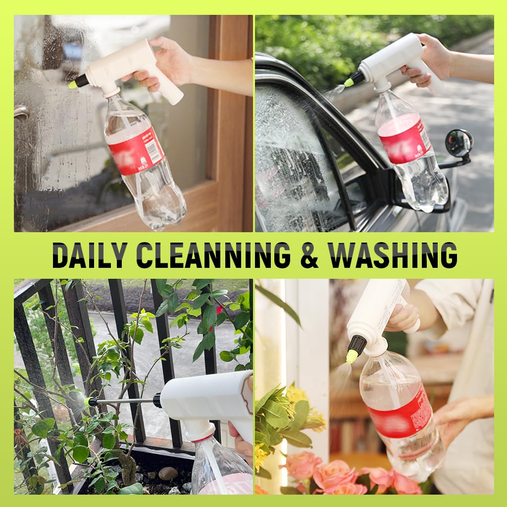 HASTHIP Electric Sprayer for Plants with Smart Timer and Metal Long Nozzle | 2pcs USB Rechargeable