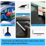 STHIRA® 12 Pcs Premium Car Window Film Tint Tool Kit, High-Quality Vechile Application, Squeegee for Vinyl Wrap, Scraper Tool, Essential Tinting Wrapping Tools for DIY and Professional Use