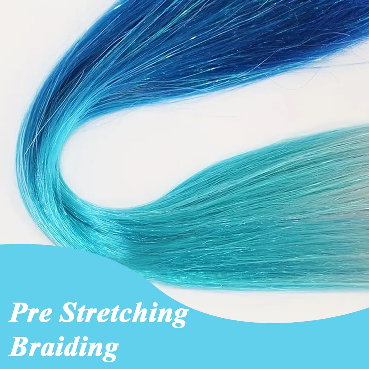 PALAY Ponytail Extension for Daily and Party Hairstyles with Hair Tie 26in Synthetic Fiber | Rainbow Ombre Style for Women and Girls