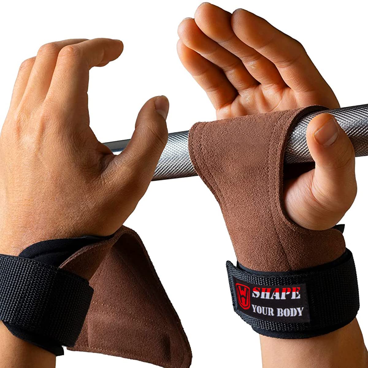 Optifit Wrist Straps for Weight Lifting and Deadlifts featuring Anti Slip Microfiber Palm | Adjustable Padded Support for Stronger Grip