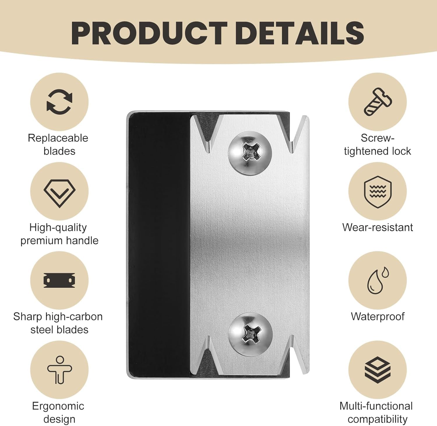 Serplex Edge Banding Trimmer for Woodworking with Dual Head & Stainless Steel Blade | 2PCS Portable Planer