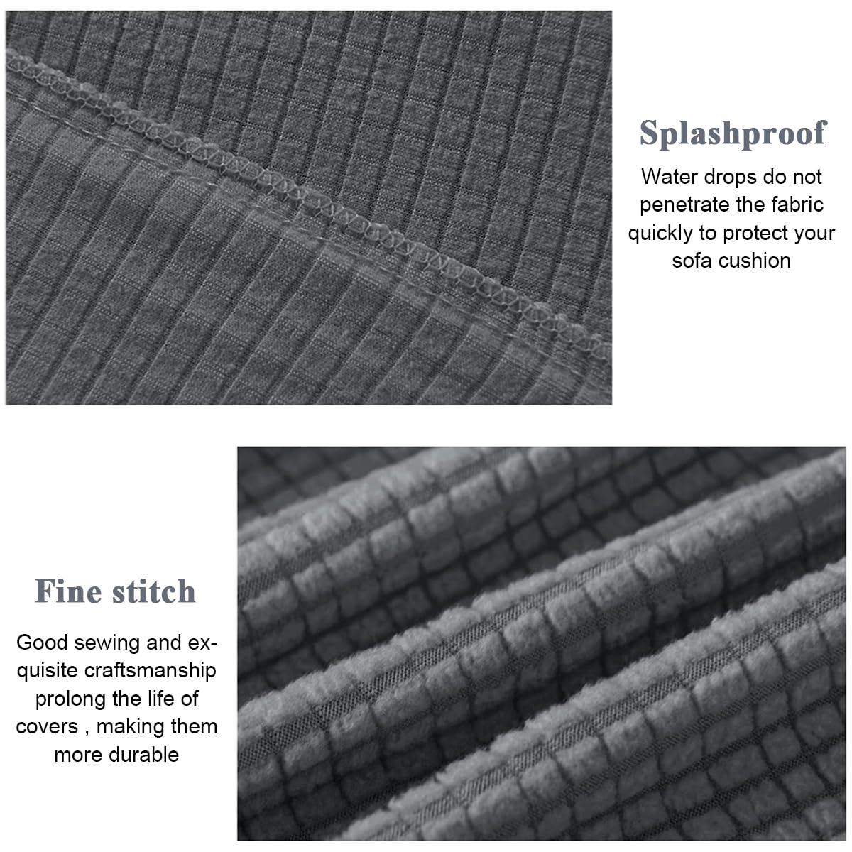 HASTHIP Elastic Sofa Armrest Cover for Armchairs and Recliners | 2Pcs Spandex Fit