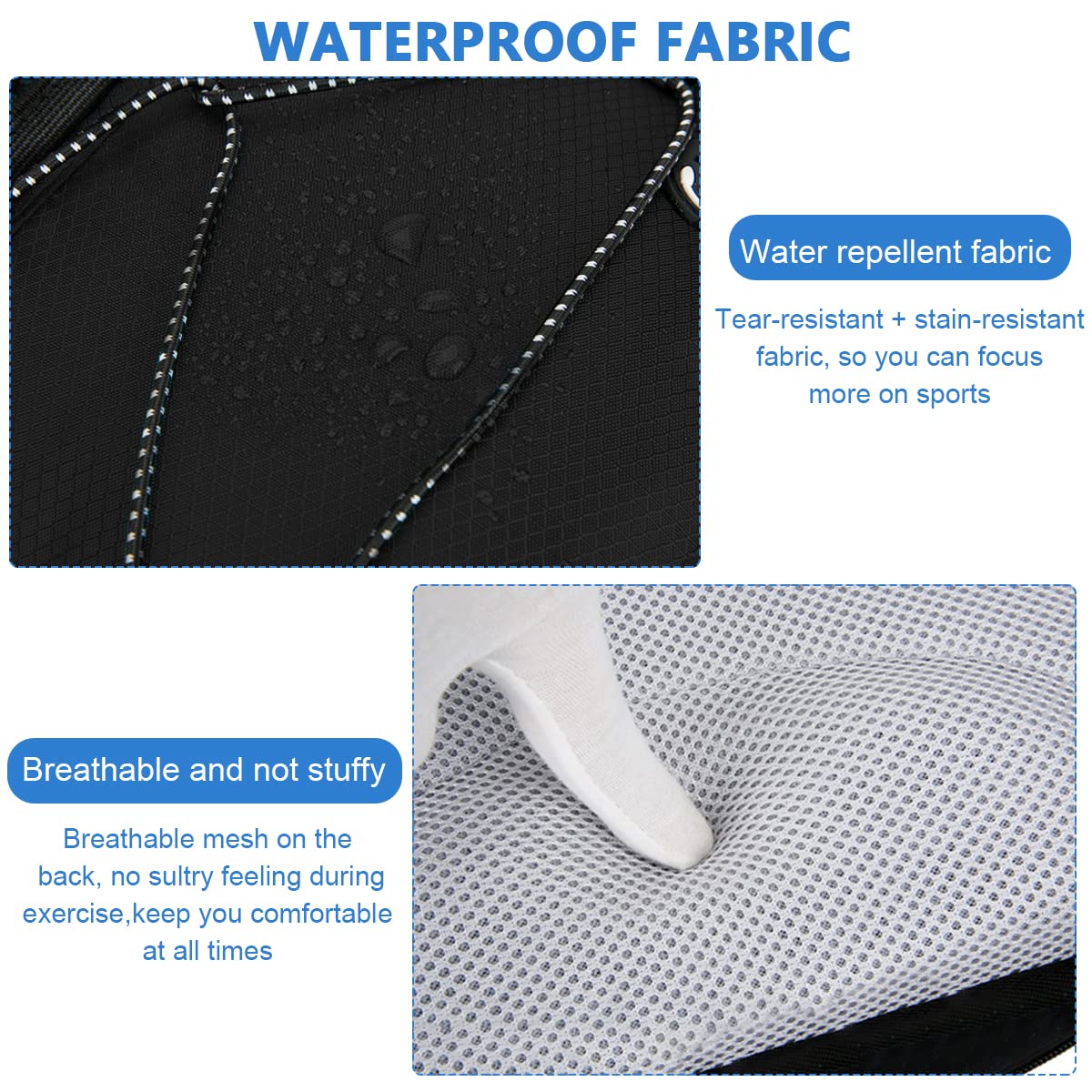 GUSTAVE Hydration Backpack for Hiking and Cycling with 2L BPA Free Bladder | Lightweight Waterproof Design