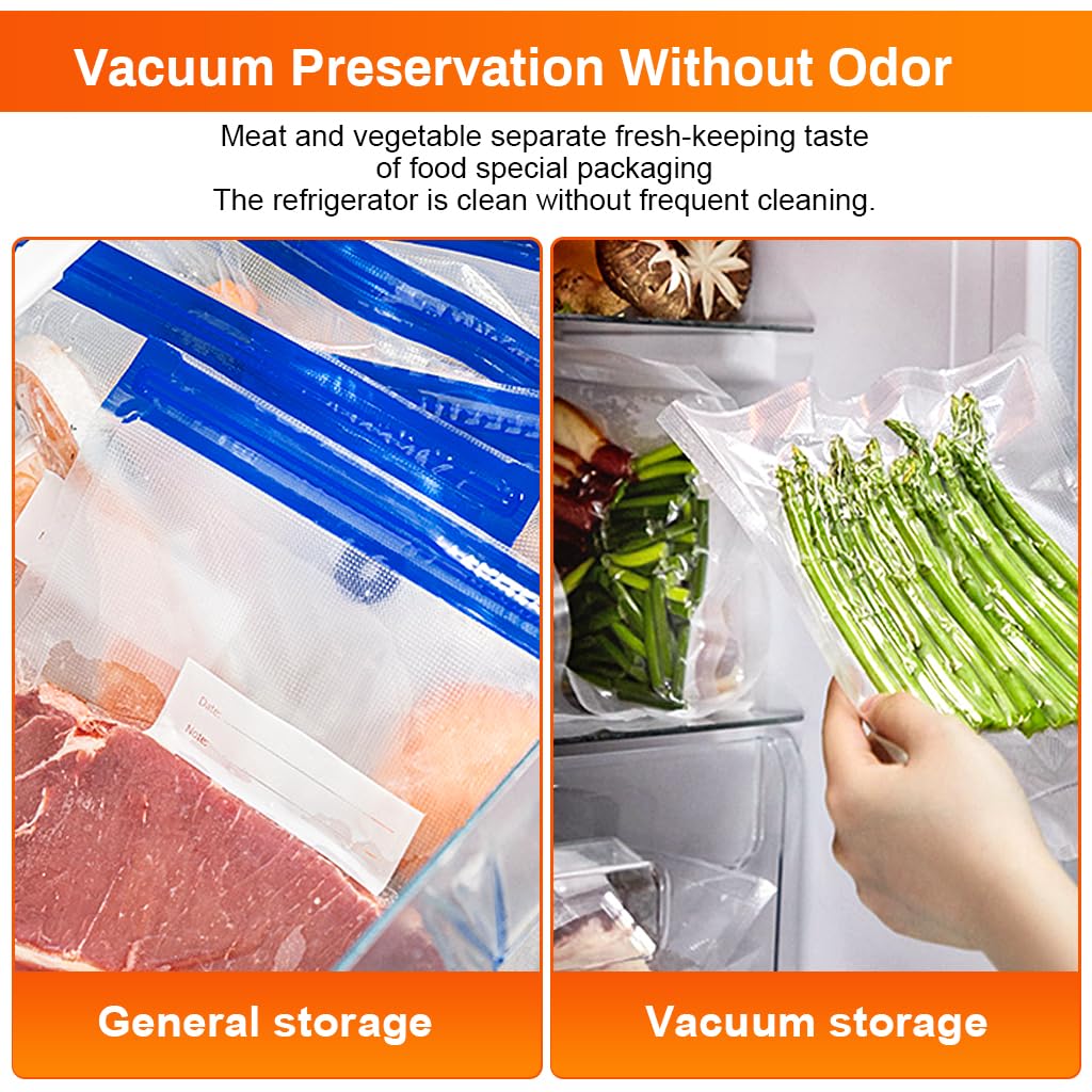 Supvox USB Vacuum Sealer Machine for Food Storage with Built in Cutter and 90x70x51mm Compact Design