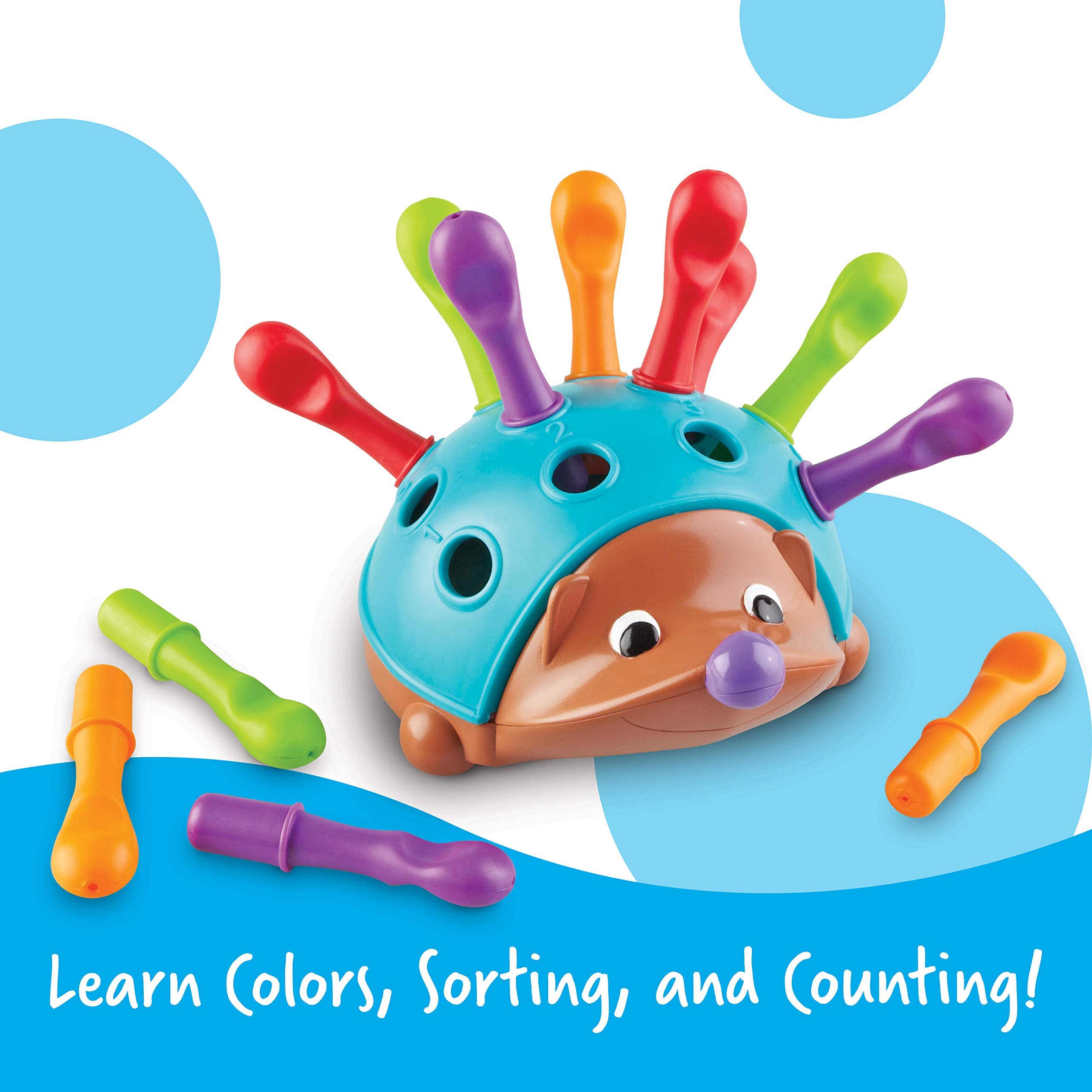 PATPAT Creative Pull Out Hedgehog Toy for Kids featuring Number Spikes and Bright Colors