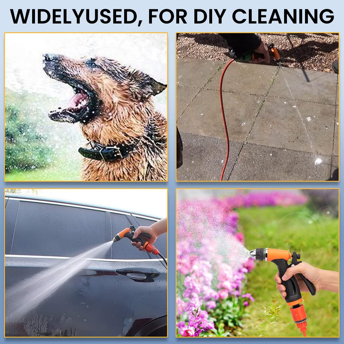 STHIRA 12V Portable Electric Car Washer for Cars and Bikes with 100W 60Psi Pump | 3 Spray Modes and Copper Coil Design