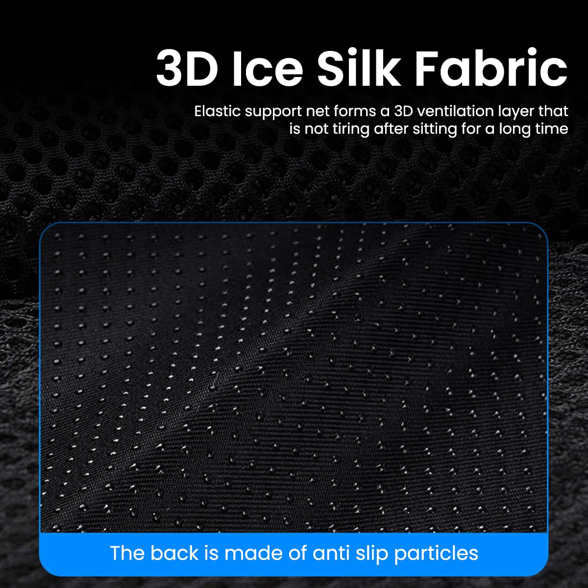 STHIRA® USB Cooling Fan Car Seat Cover with Back Support 10-Integrated Fans Cooling Seat Cushion for Car 3 Speed Settings & Quiet Operation Ventilated Seat USB Powered Seat Cover for Car