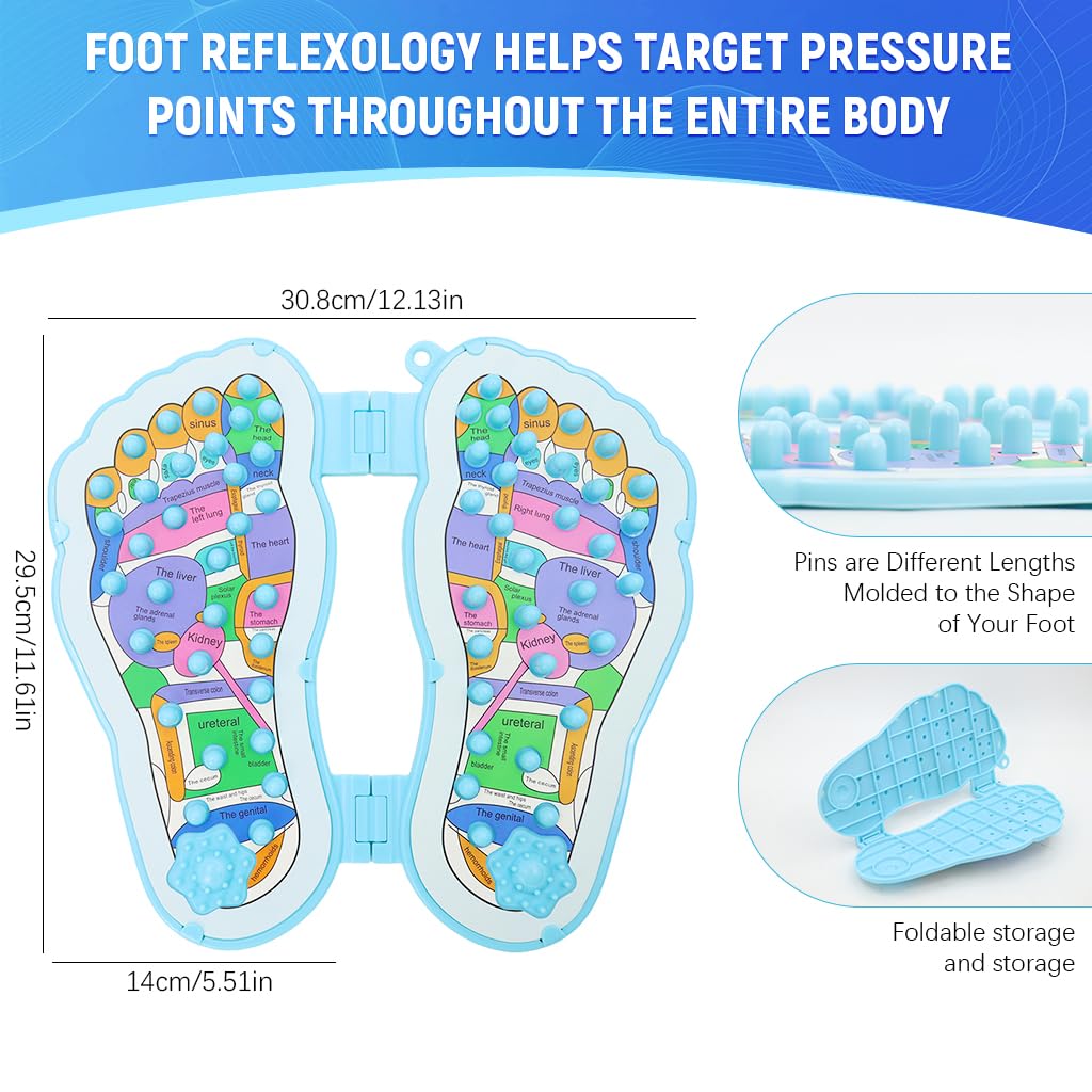 HANNEA Acupressure Socks and Gloves Set for Pain Relief with Color Map Design | 2 Pairs