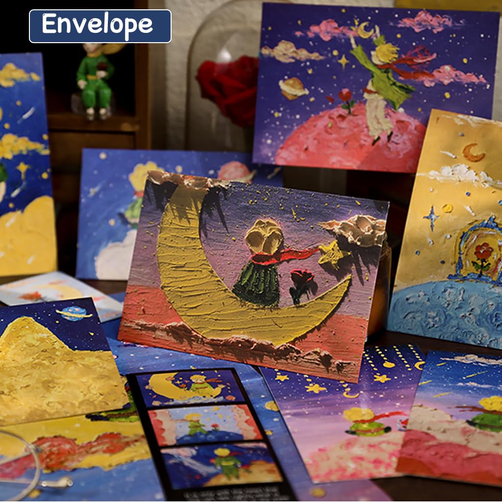 HASTHIP Little Prince Journal Supplies Kit for Scrapbooking and DIY Crafts | Includes 20 pcs Set