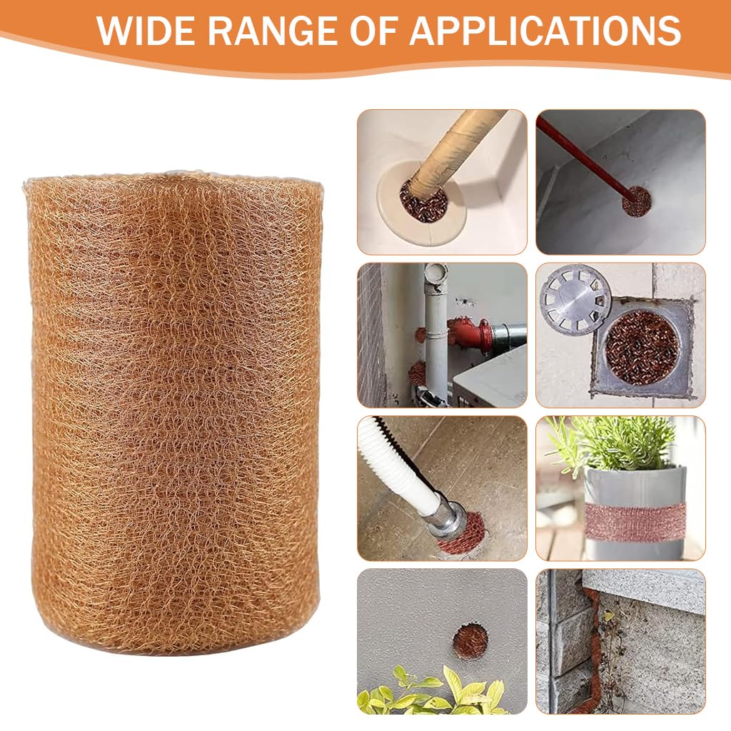 Supvox Copper Mesh for Gardening and Rodent Control featuring EMI Shielding | 12cm x 3m Cuttable Copper