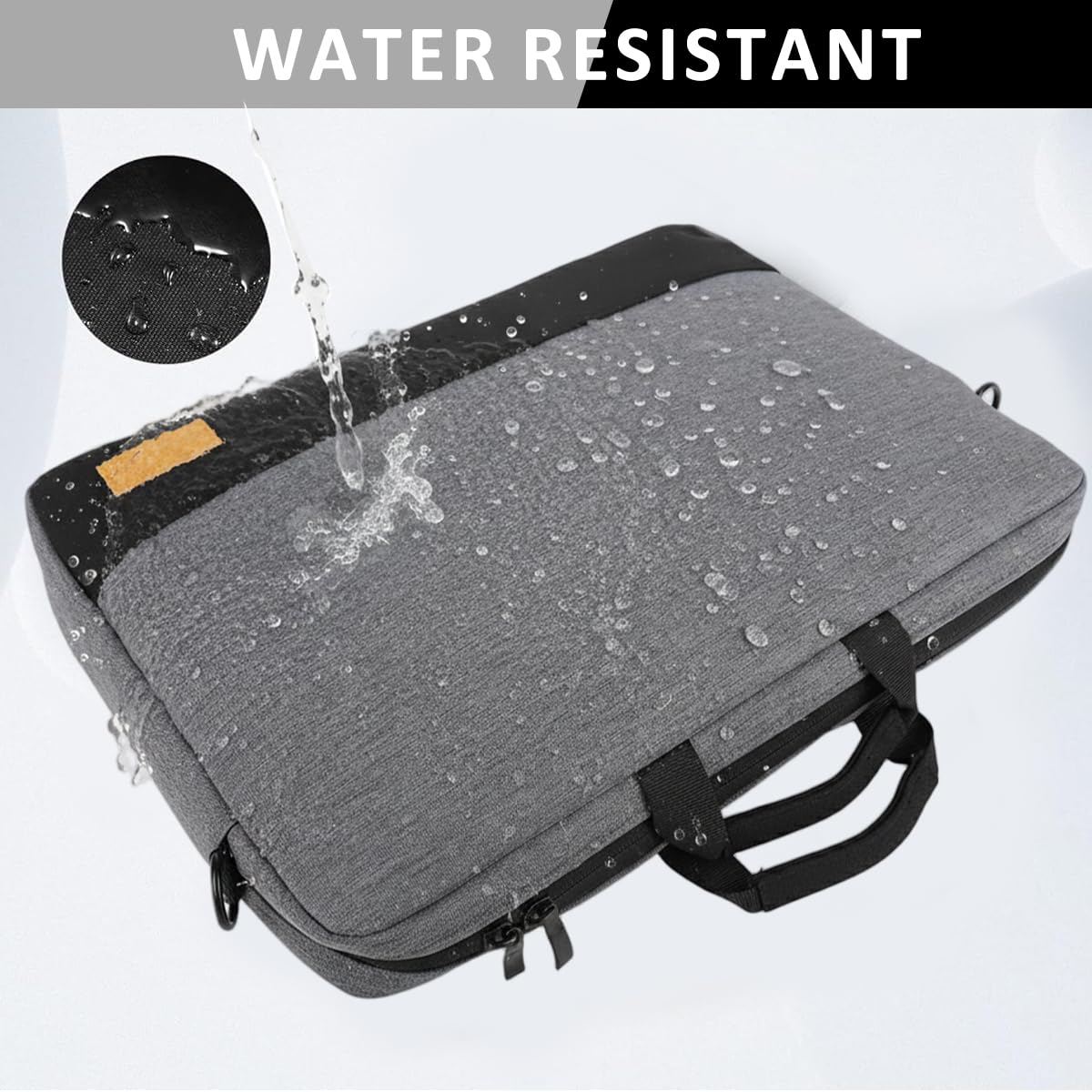 ZORBES Laptop Sleeve Bag for 15–16.1 inch Laptops with Detachable Strap and Padded Protection