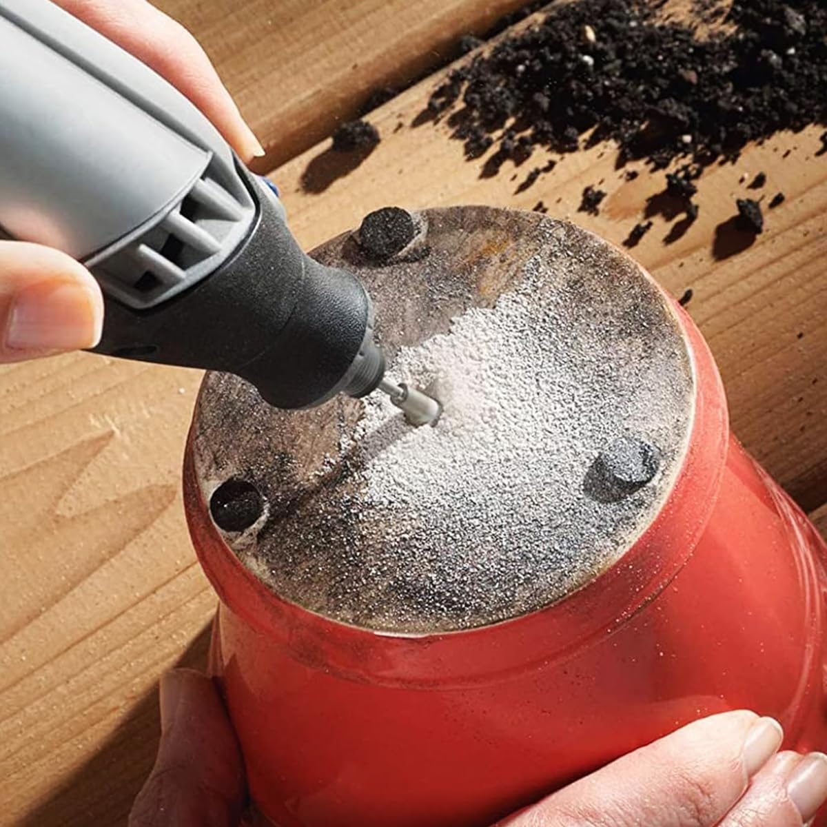 Serplex Diamond Drill Bit Set for Stone Carving with 20PCS and 1/8 inch Shank | 6 Designs