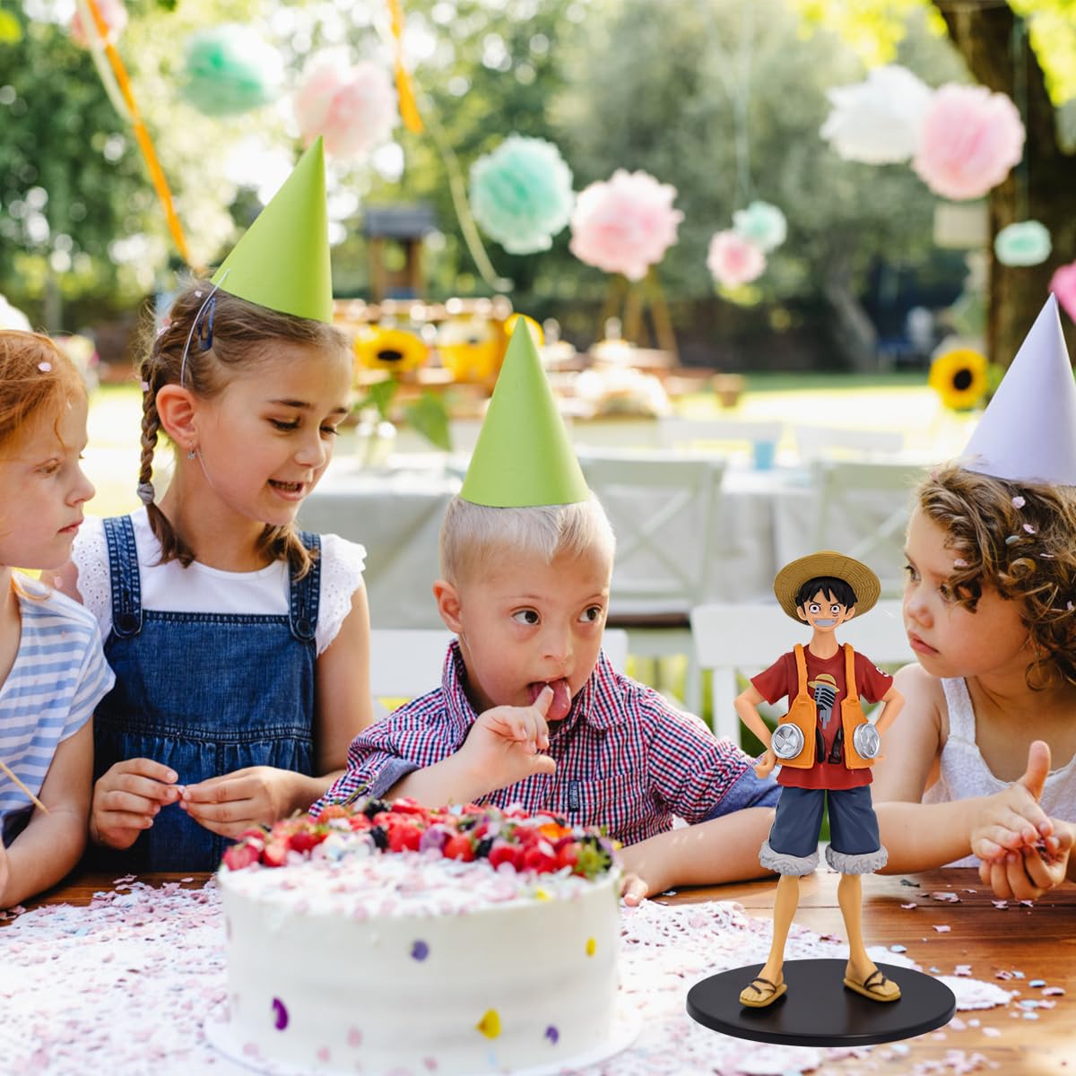 PATPAT Luffy Action Figure for Desk Decoration featuring PVC Material | Gift for One Piece Fans