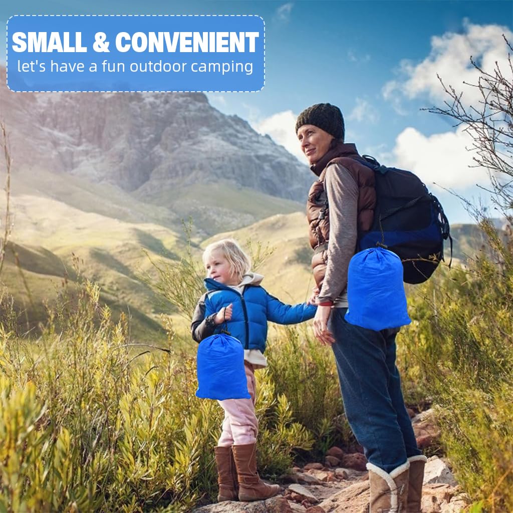 Proberos Hammock for Camping and Backyard Use with 330lbs Support and Parachute Nylon | Quick Setup Rope and Portable Bag