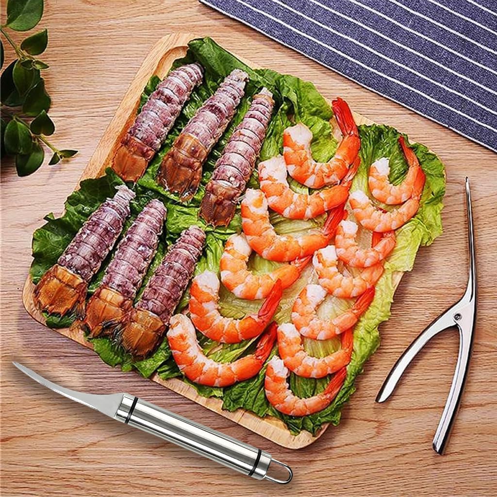 HASTHIP Shrimp Deveiner Tool Set for Easy Seafood Prep with Sharp Tip & Stainless Steel | 2 PCS