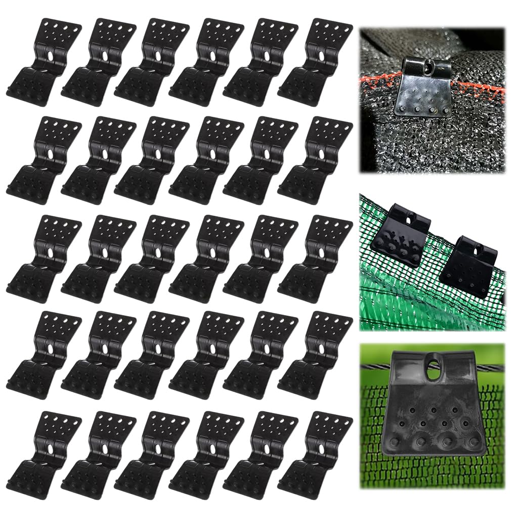 HASTHIP® 30Pcs Sun Shade Net Clips Secure Fastening Butterfly Snap Buckles Clips Snap Sun Shade Grips Buckles Bird Net Grips Shade Cloth Clips Lock Grip Anti Bird Net Boats Cover