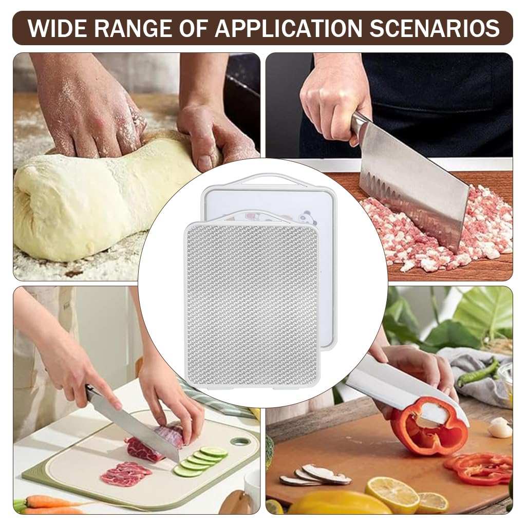 Supvox Chopping Board for Meat Fruit and Vegetables with Dual Sided Design | 18.1x11.8 in 304 Stainless Steel