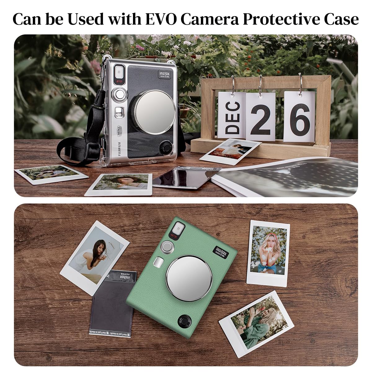 ZORBES Lens Cap for Fujifilm Instax Mini Evo with Soft Microfiber Liner and Aluminum Alloy | Secure Fit Protection