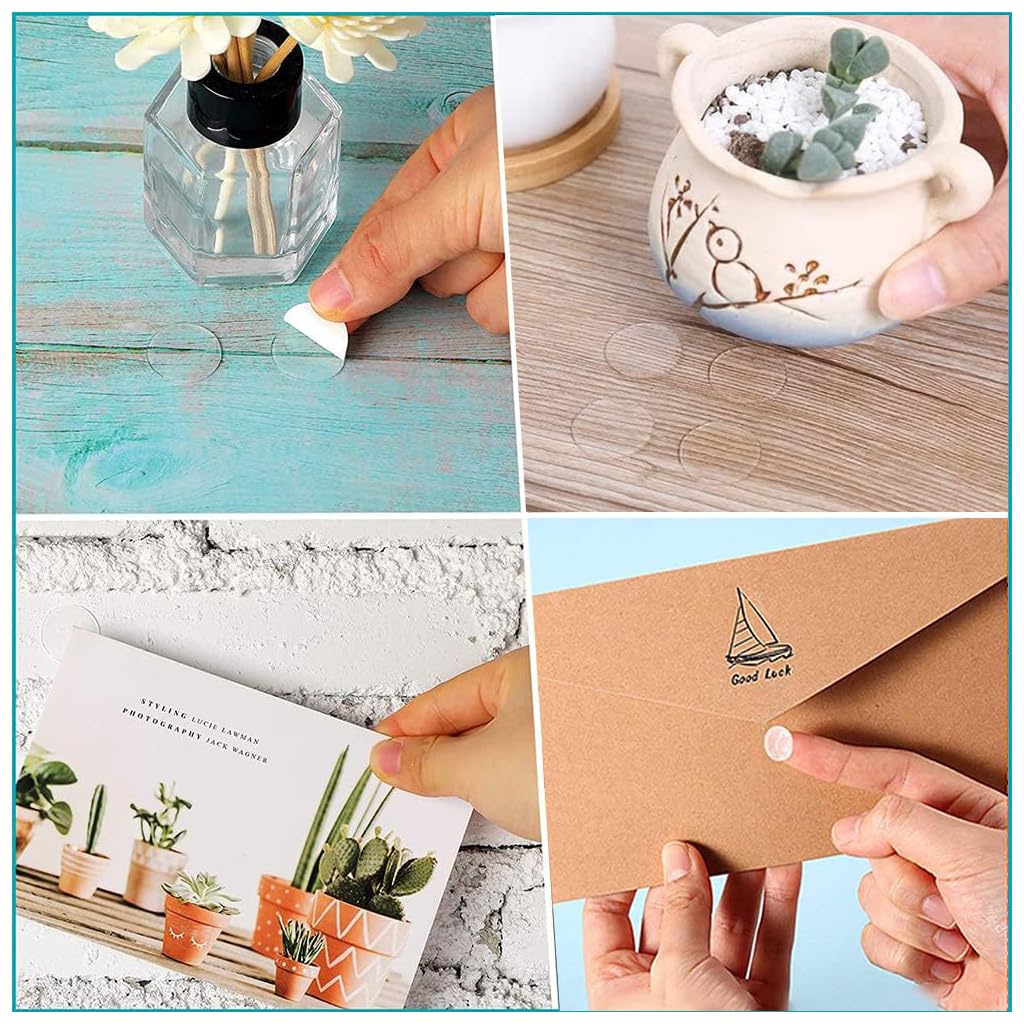 Zibuyu Balloon Glue Dots for Party Decorations with 210 pcs 0.39 in Acrylic Adhesive | DIY Crafts