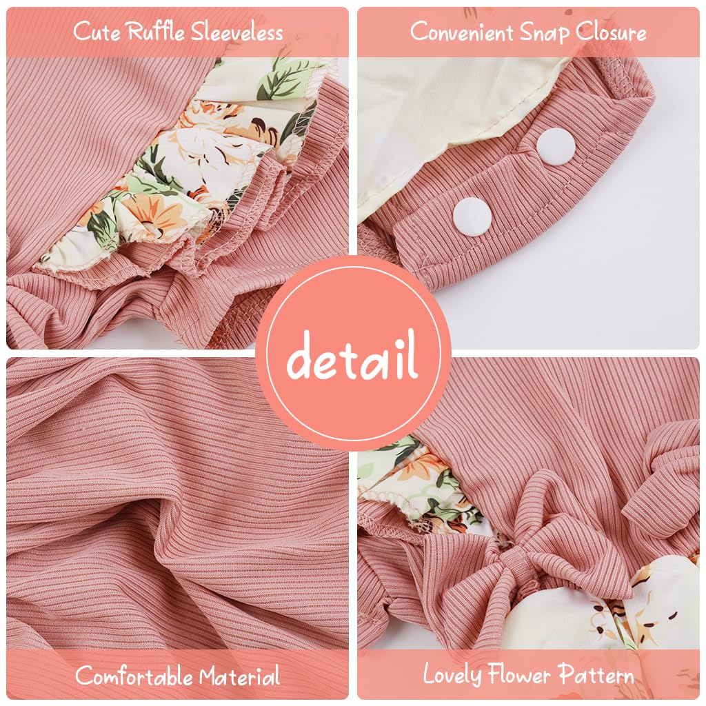 ZIBUYU New Born Baby Dress with Bow Headband featuring Snap Closure and Soft Cotton | 0–3 Months Girl Outfit