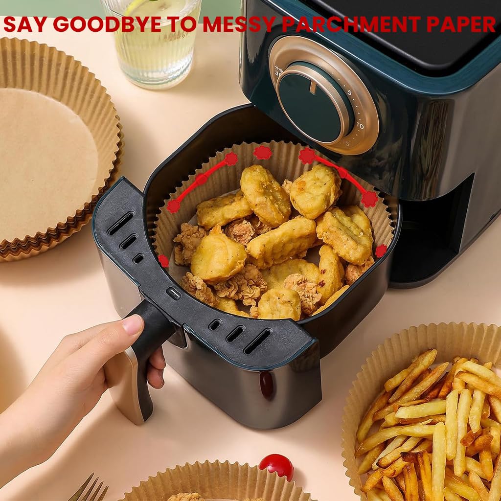 Supvox Magnetic Silicone Grips for Air Fryer Liners with Heat‑Resistant Retainer Clips | Reusable Cooking Accessories