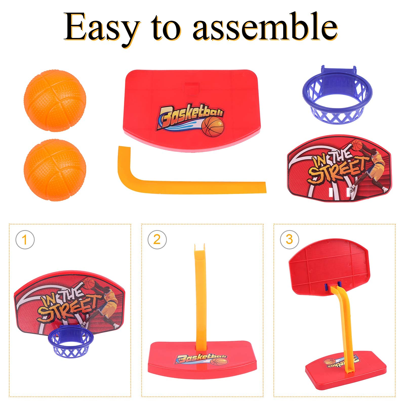 Qpets Bird Toys Set for Parrot Training with Skateboard Cart and Basketball Hoop | 7PCS Safe Plastic Accessories