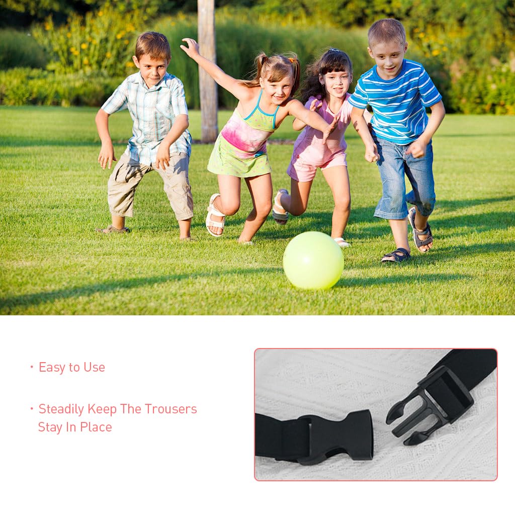 SNOWIE SOFT Kids Elastic Waist Belt with Quick Release Buckle for 31–37.4 in Fit | Uniform and Sports Use