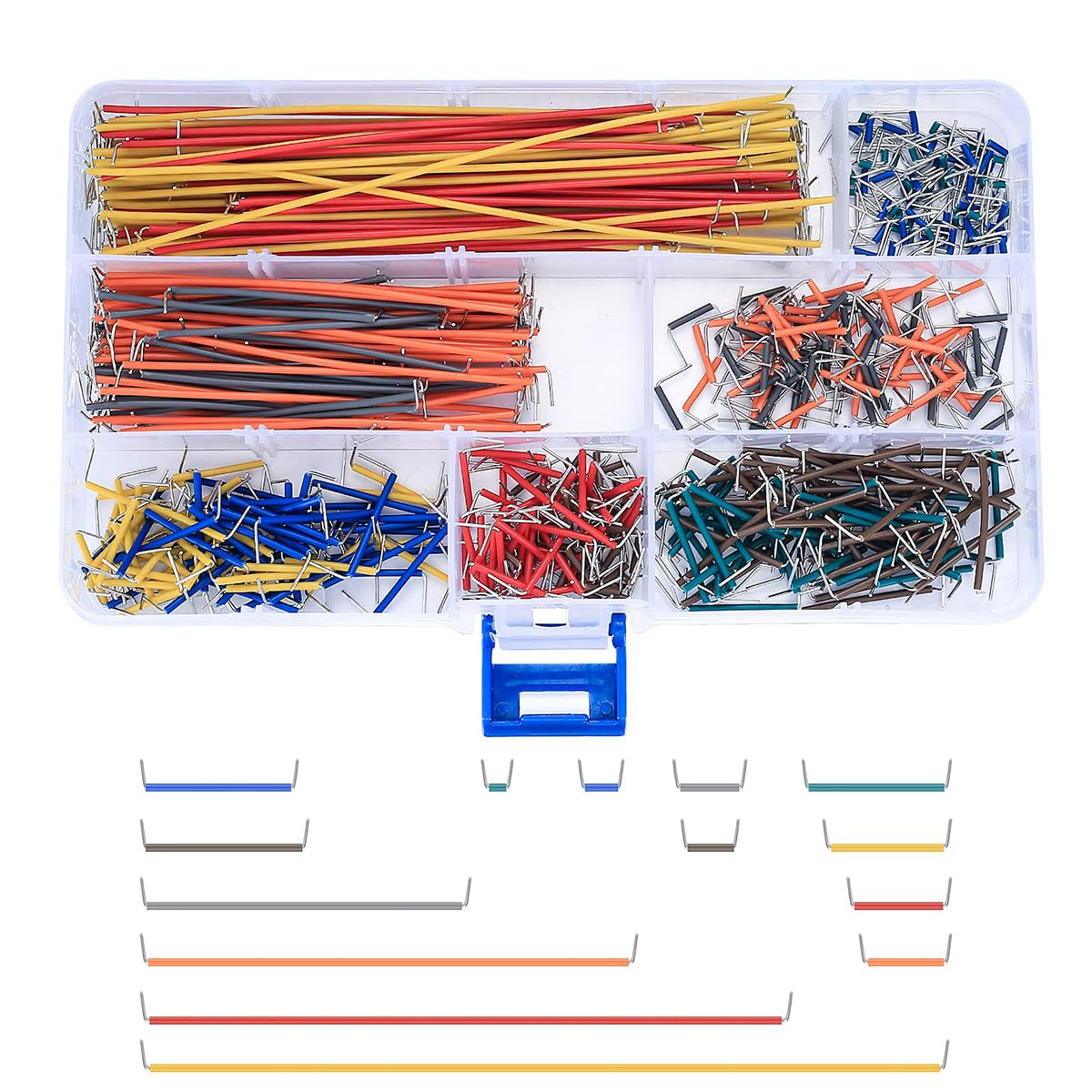 Serplex® Jumper Wires Kit 560Pieces Jumper Wire Kit with 14 Sizes Breadboard Jumper Wires Kit Assorted Color Jumper Wire Kit Breadboard Accessories Jumper Wires for Components Connections