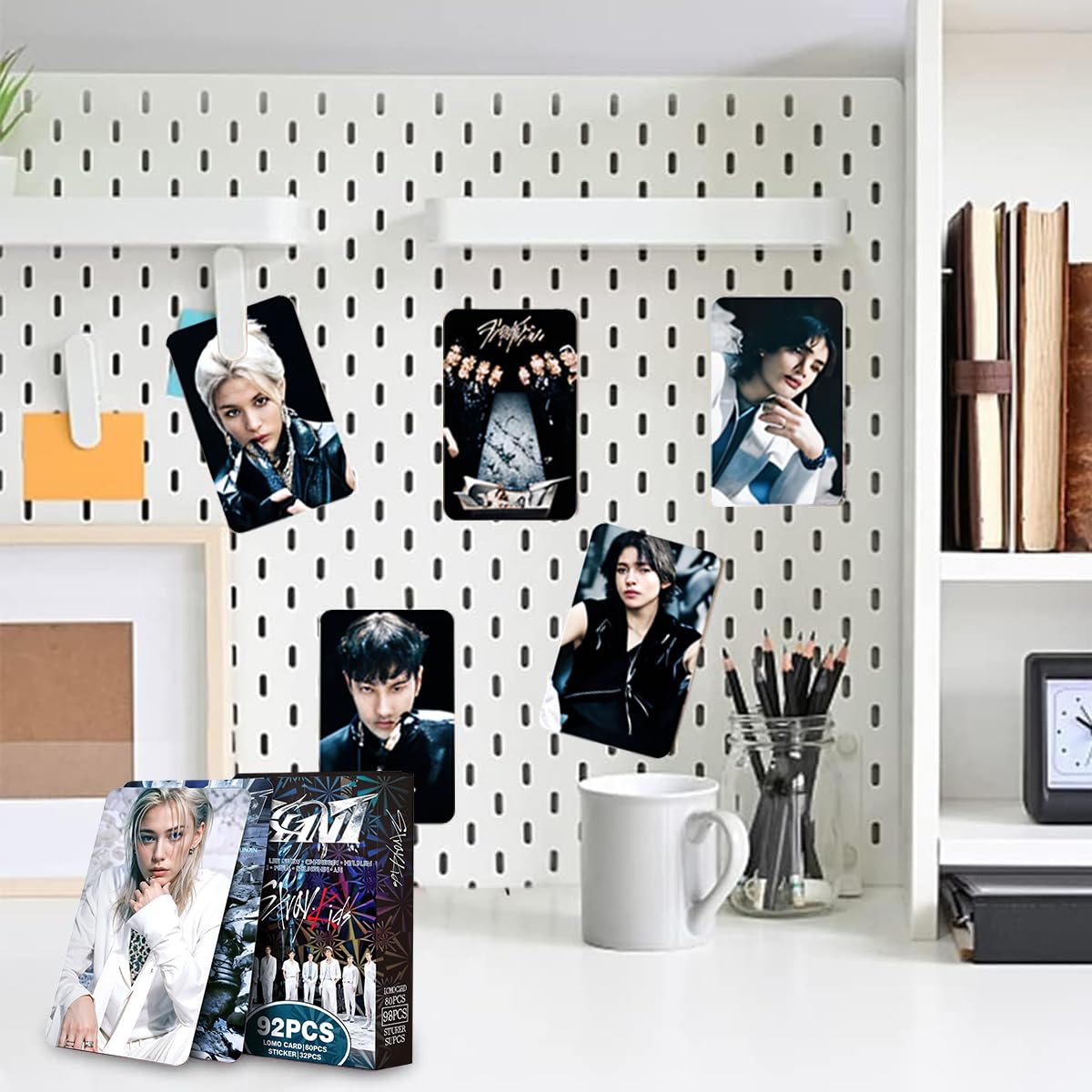 ZIBUYU StrayKids Photocards Gift Set with 92Pcs Lomo Cards and Stickers | Perfect for Fans