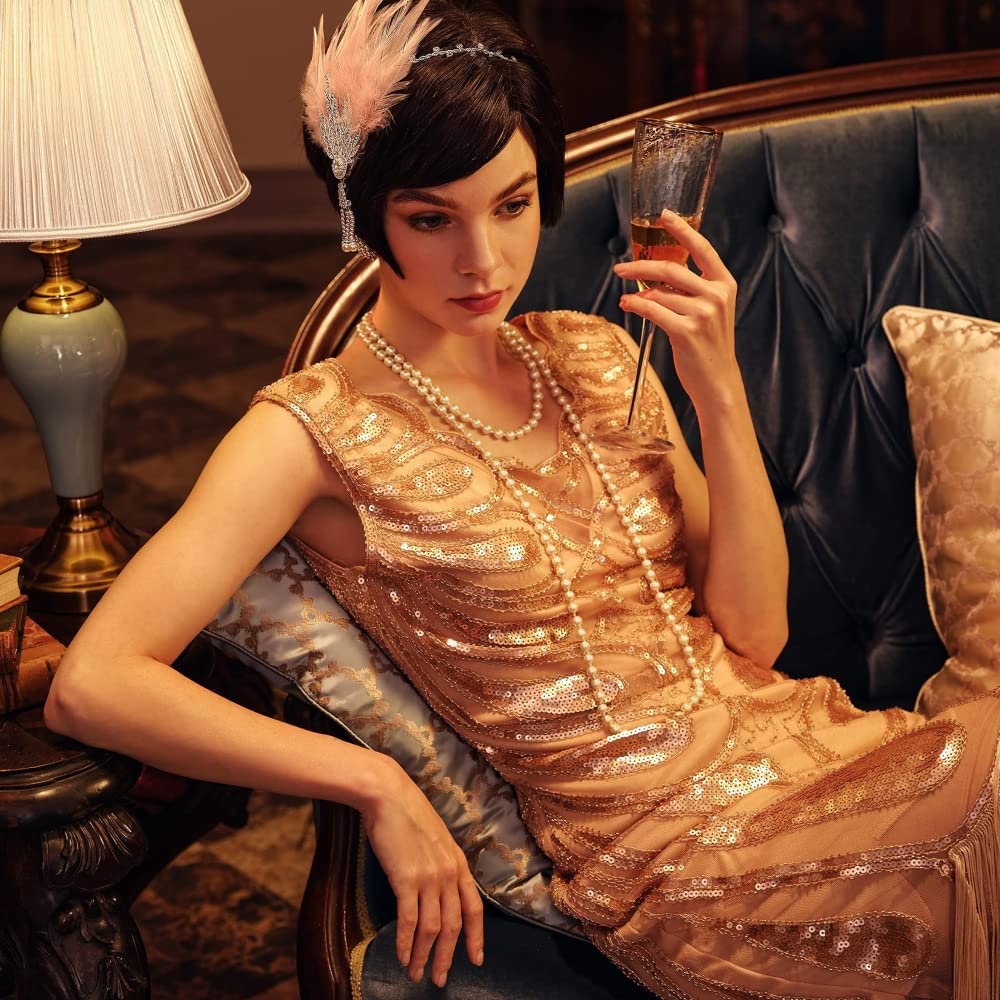 SANNIDHI Pearl Necklace for Women featuring Triple Layer 150cm Faux White Pearls | Elegant Gift