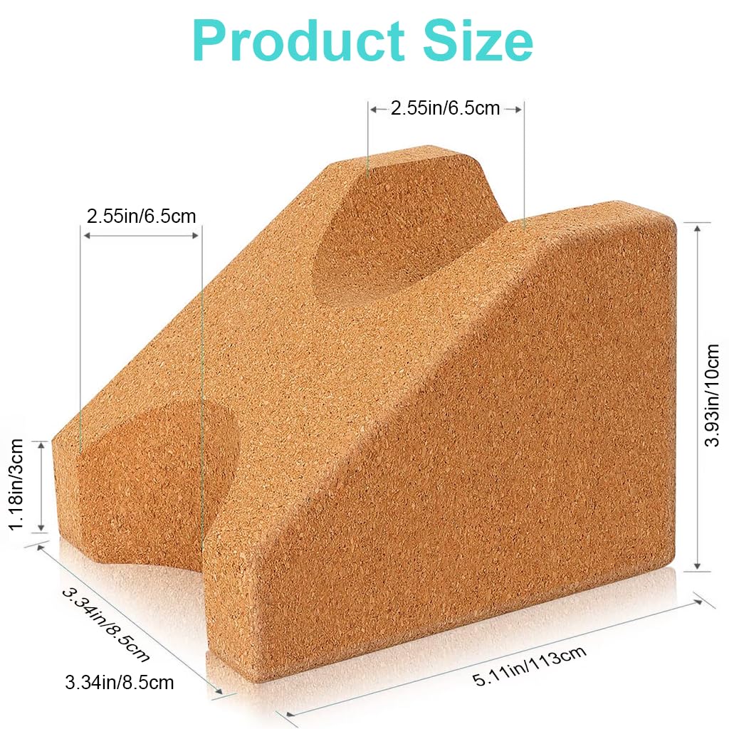 HASTHIP Cork Guitar Neck Rest Stand for Guitar Maintenance with Non Slip Base | Ergonomic Support