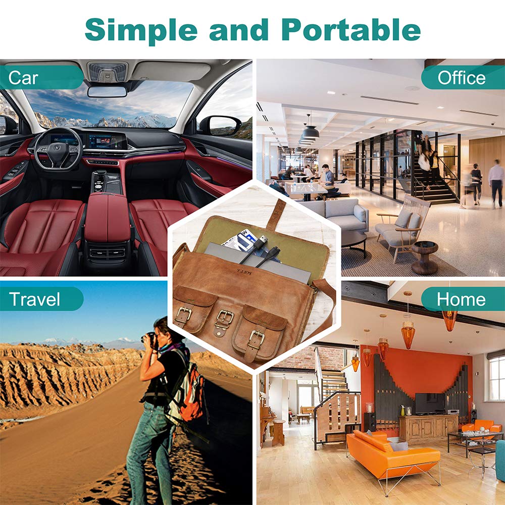 ZORBES Charger Cable for Garmin Fenix 5 Series featuring Voltage Regulator and 95cm Length | Black