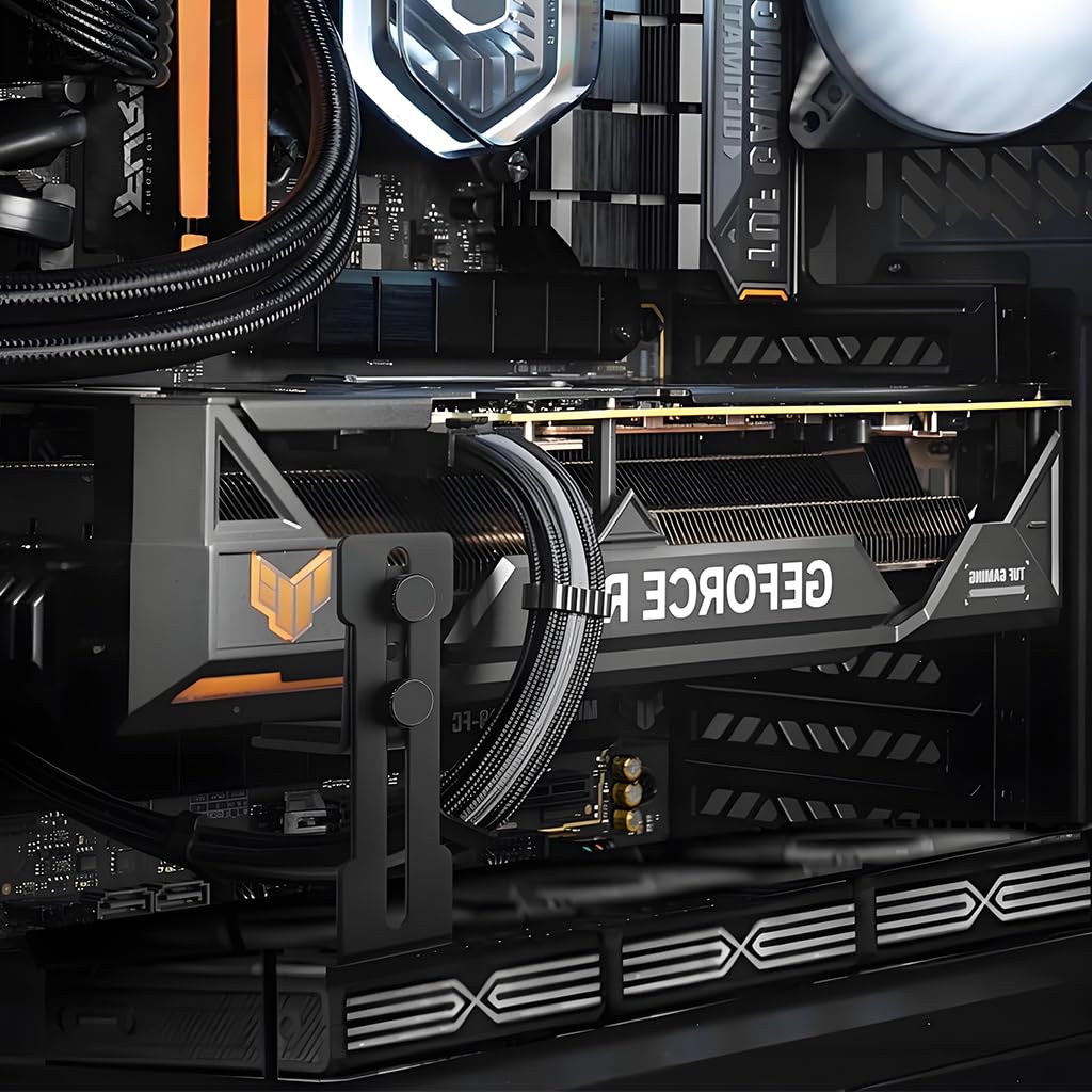 ZORBES GPU Support Bracket for Graphics Card Sag Prevention with 6–96mm Adjustable Metal Stand