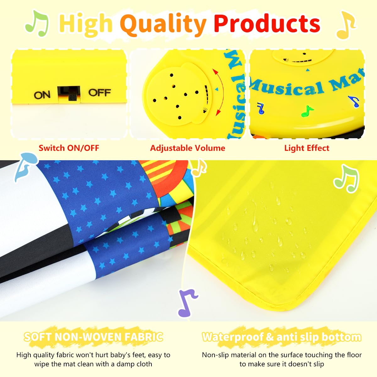 PATPAT Children’s Piano Mat for Fun Early Music Play and Learning Activities | Quality Design