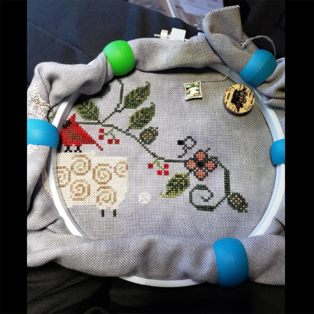 HASTHIP Thread Spool Savers 50Pcs for Sewing and Embroidery | Flexible Silicone Holders Prevent Unwinding