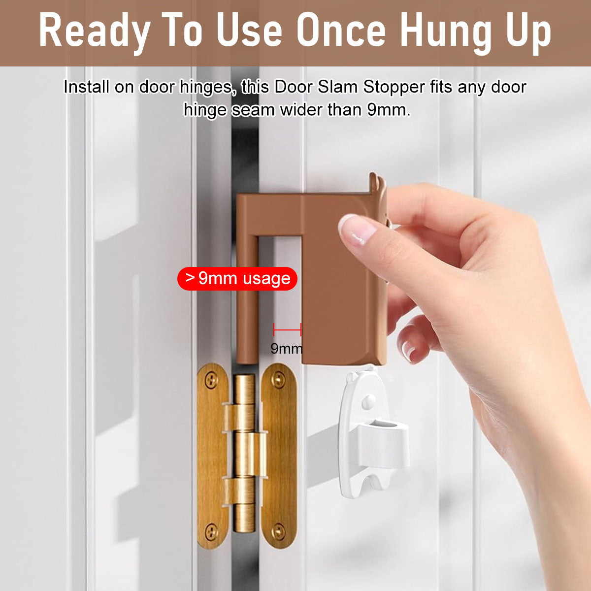 SNOWIE SOFT® 4Pcs Silicone Door Hinges Guards Baby Proofing Anti-pinch Guards Kids Safety Cartoon Door Stopper Removable Door Protector for Home Baby Safety Products for Home