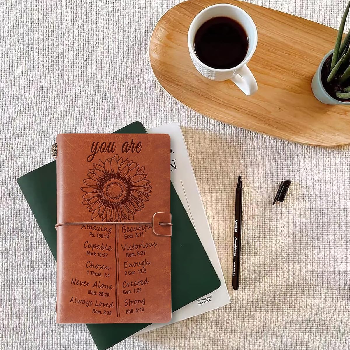 HASTHIP Christian Gifts for Women Refillable Writing Journal for Religious Inspiration | Ideal Birthday and Christmas Gift