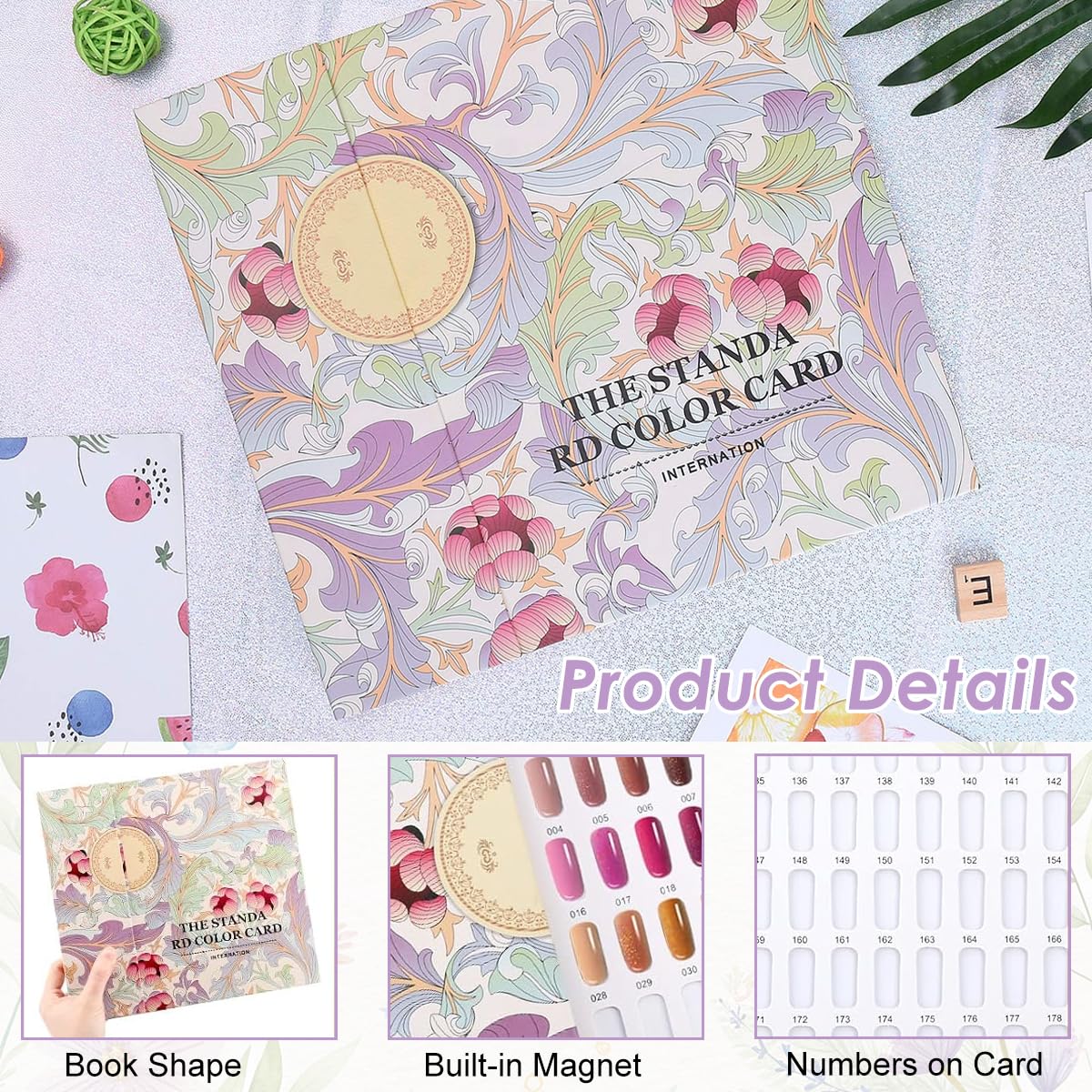 MAYCREATE Clear Acrylic Jewelry Organizer Stand with 30 pcs PVC Bags featuring Desk Calendar Design for Women